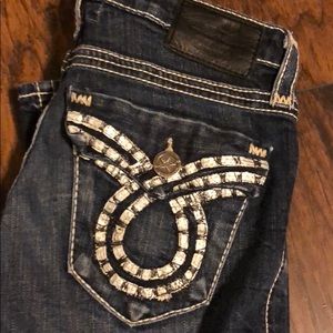 Big Star Liv Slim Boot Cut Jeans size 28L